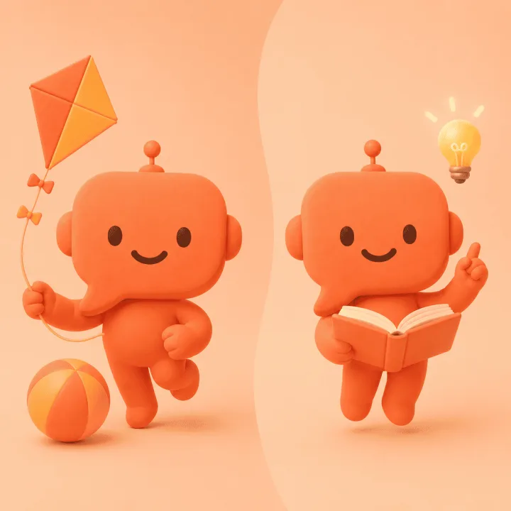Yoggi: Free Play and Learning Mode setting
